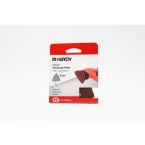 5 patins Delta 95x95mm grains 120 - INVENTIV